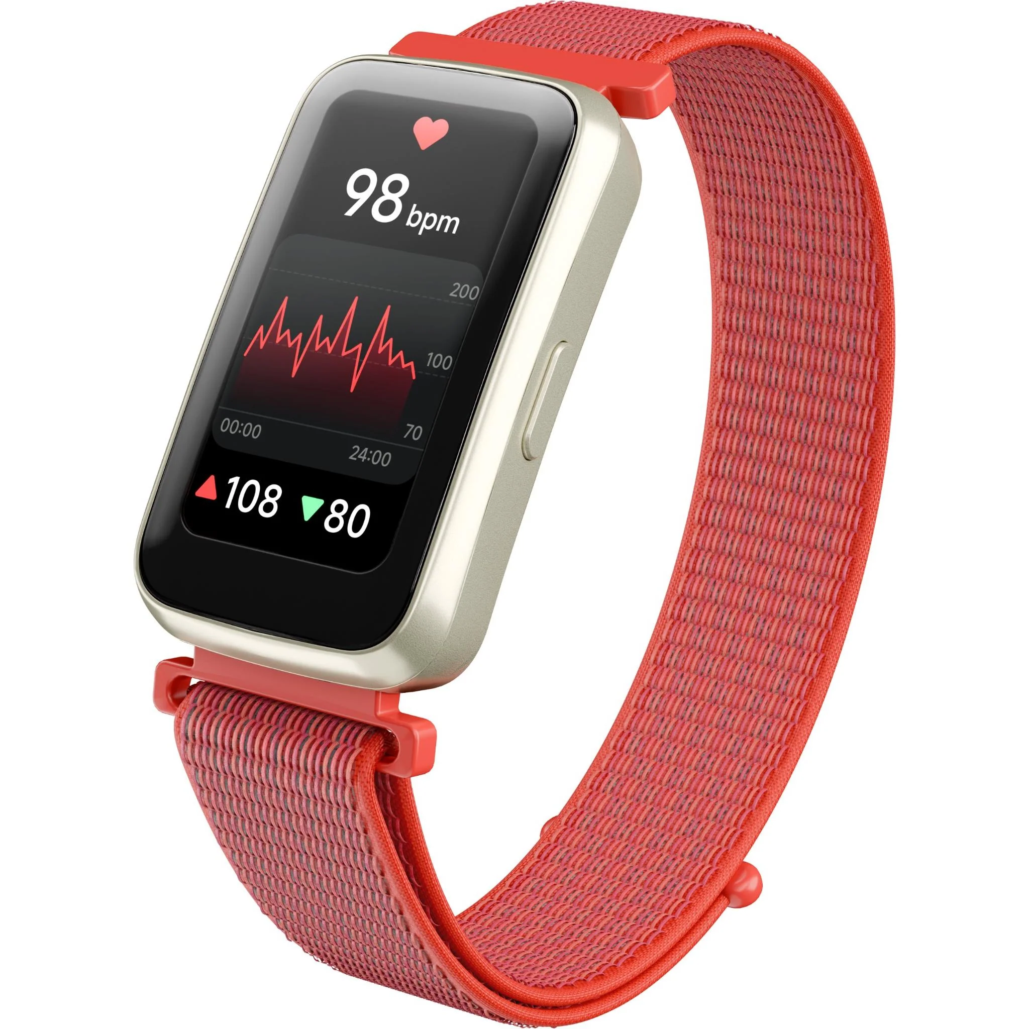 Ryze Elevate Gen2 Smart Watch (Cream & Red) - Image 3