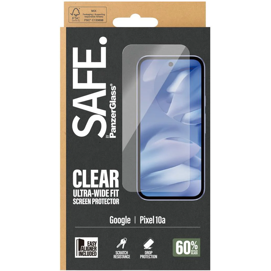 Safe By Panzerglass Ultra-Wide Fit Screen Protector for Google Pixel 10A - Image 3