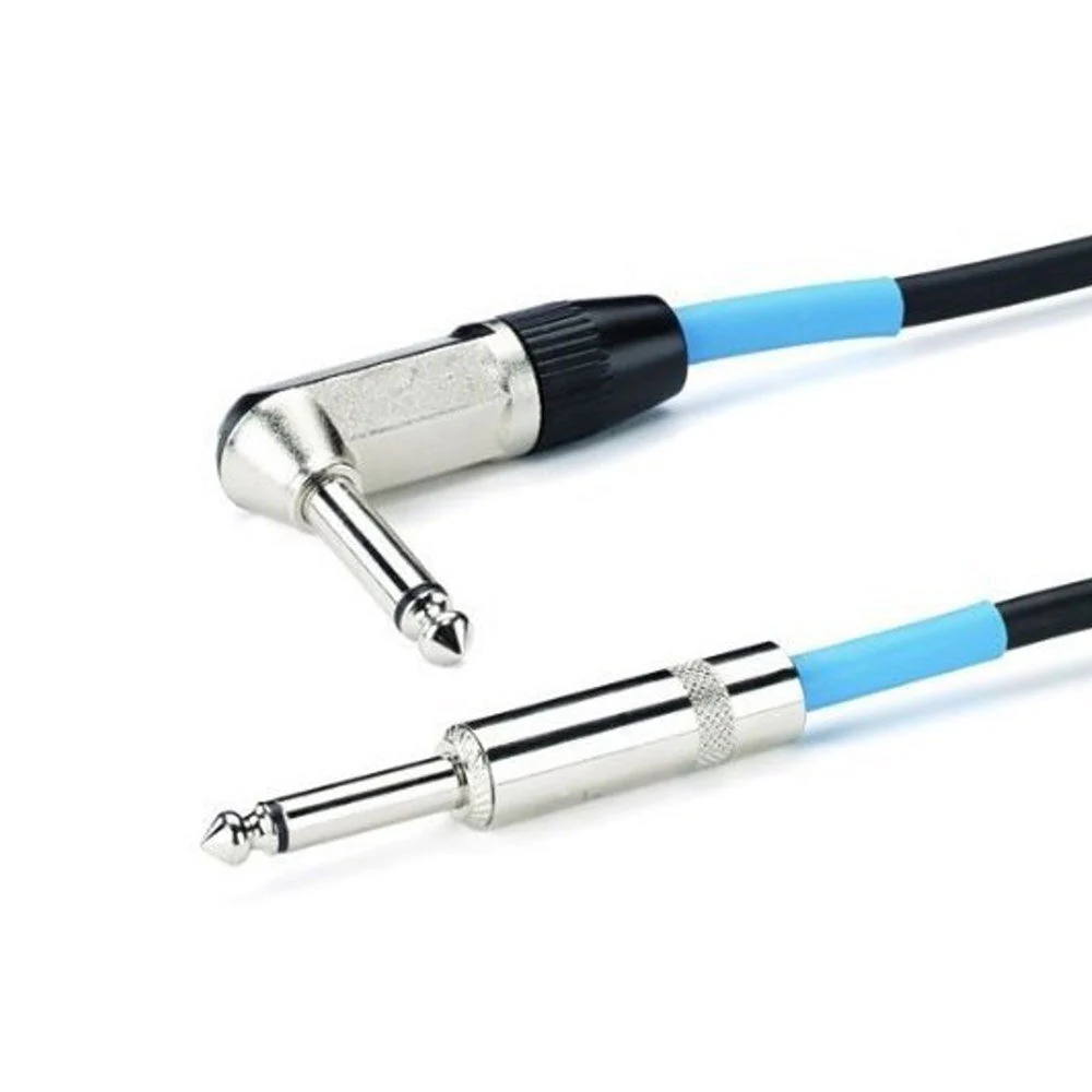 Samson Tourtek Instrument Cable 0.92m – 1/4" TS to Right-Angle (Black) - Image 2