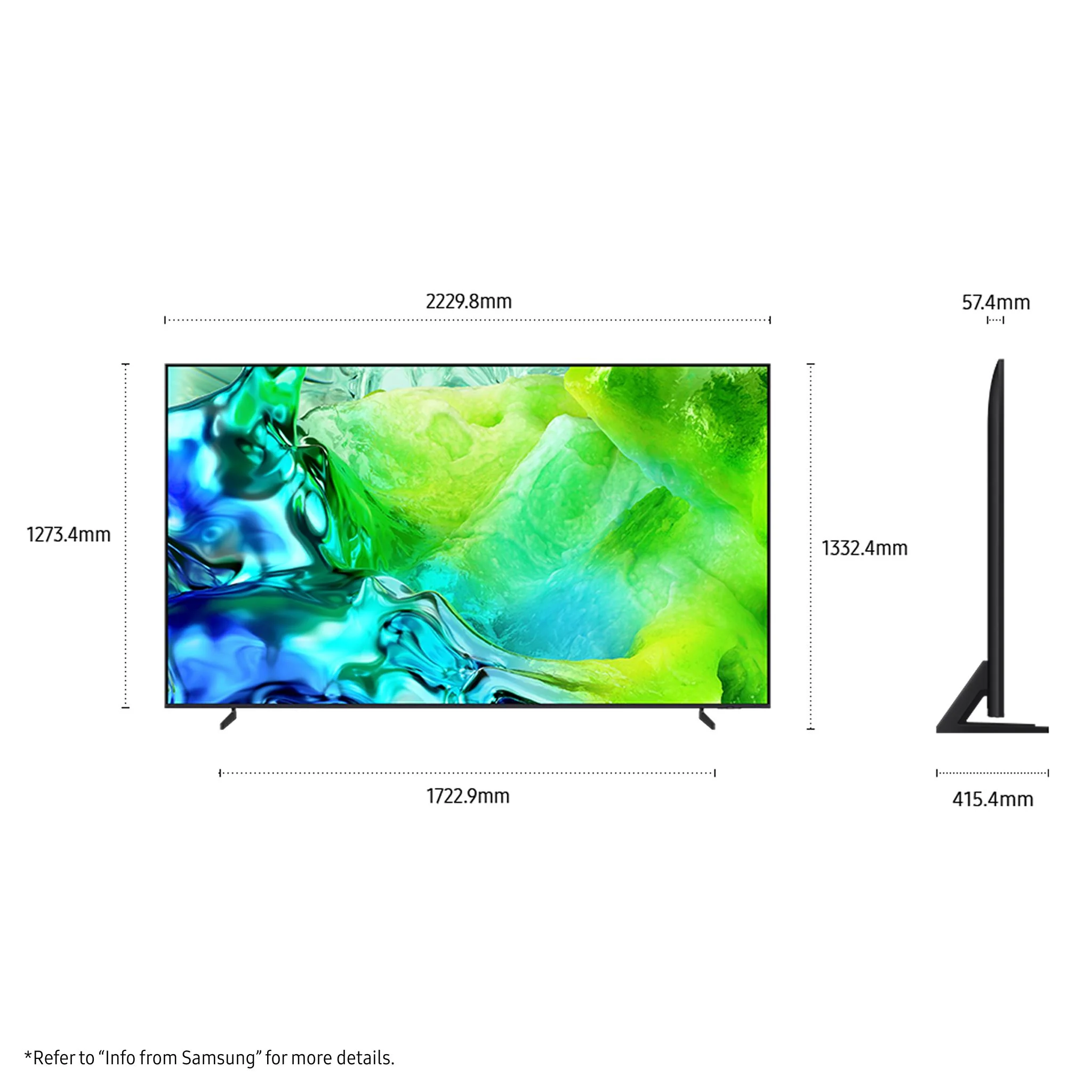 Samsung 100" QN80H NEO QLED 4K Mini LED Smart AI TV [2026] - Image 2