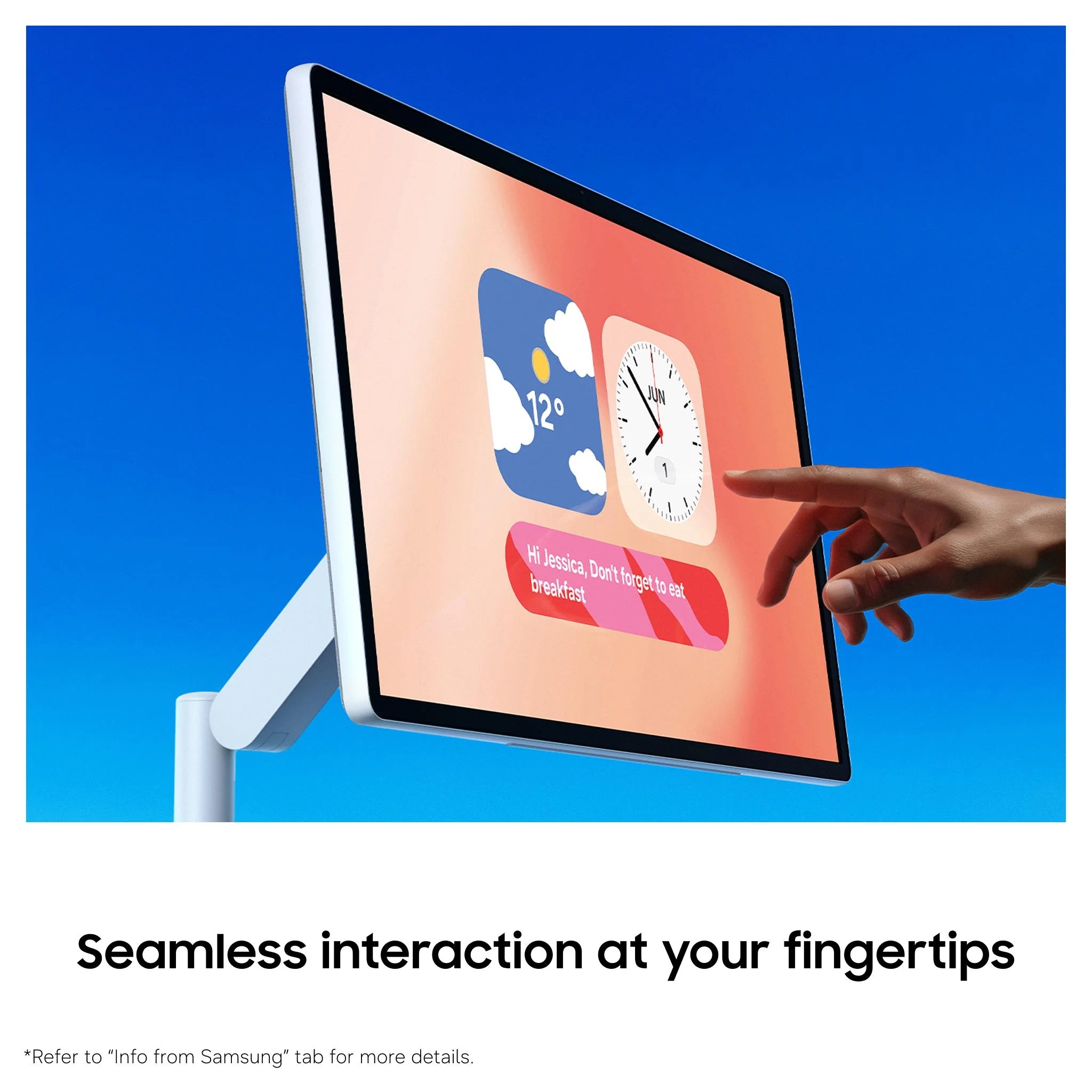 Samsung 27" The Movingstyle LSM7F QHD Touch Interaction Movable Screen [2026] - Image 6