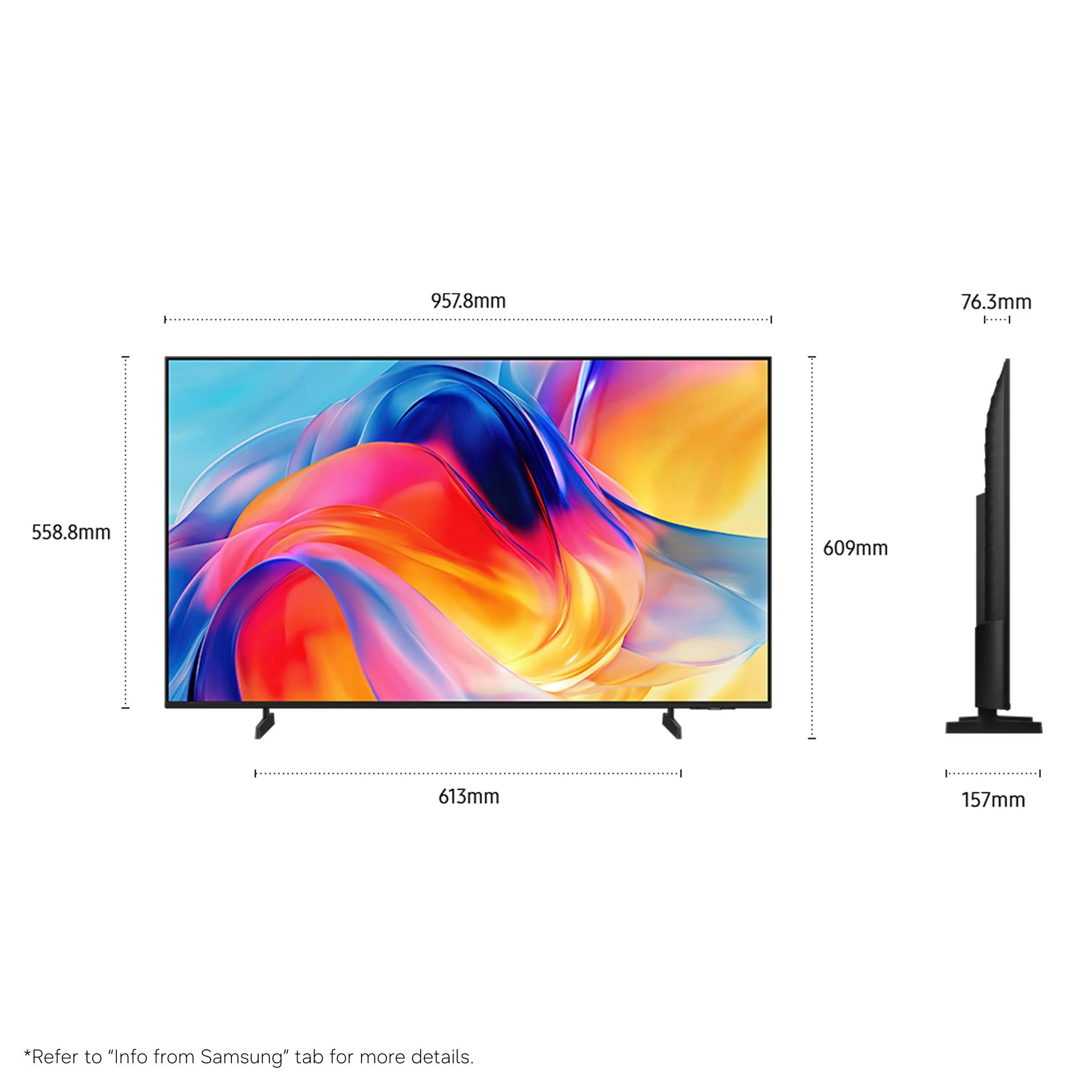 Samsung 43" M70H Mini LED 4K Smart AI TV [2026] - Image 2