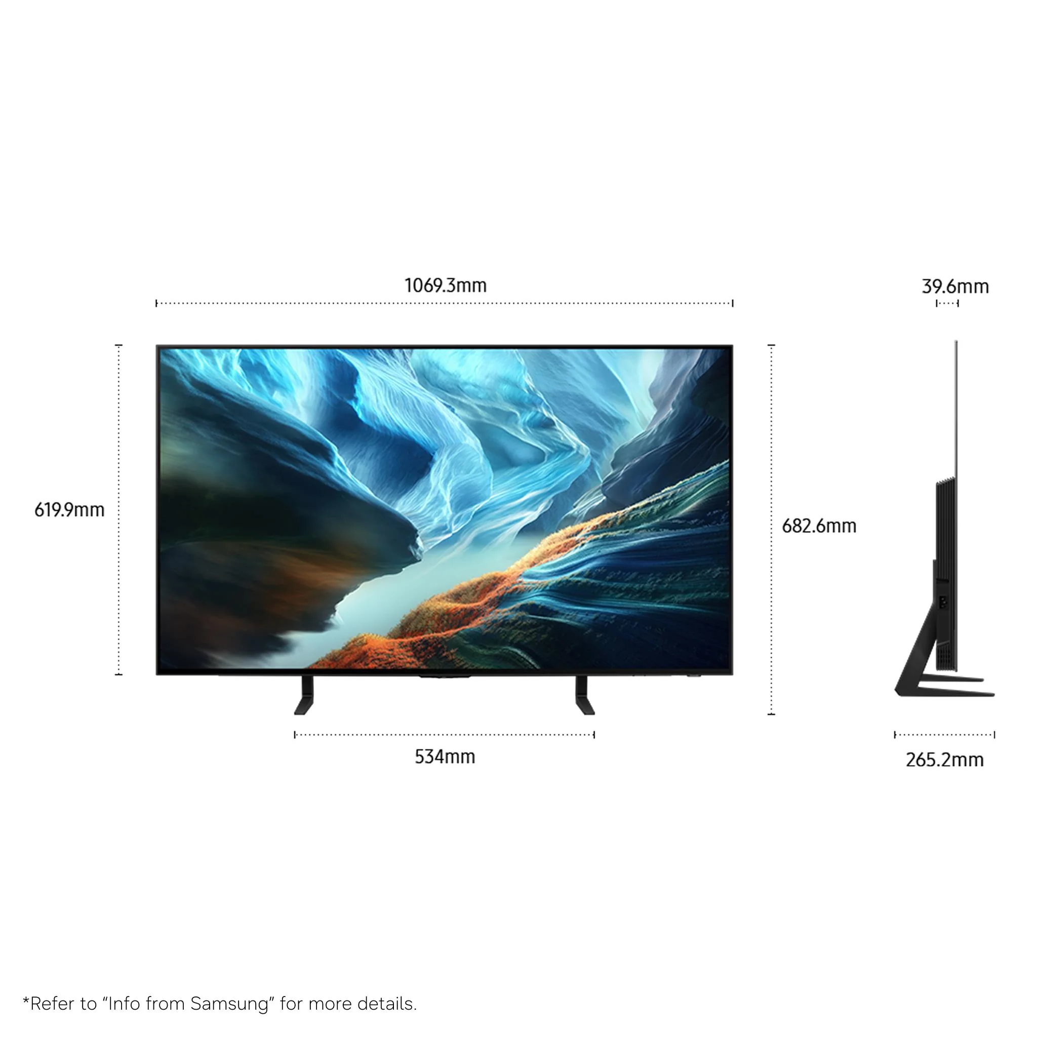 Samsung 48" S90H OLED 4K Smart AI TV [2026] - Image 2