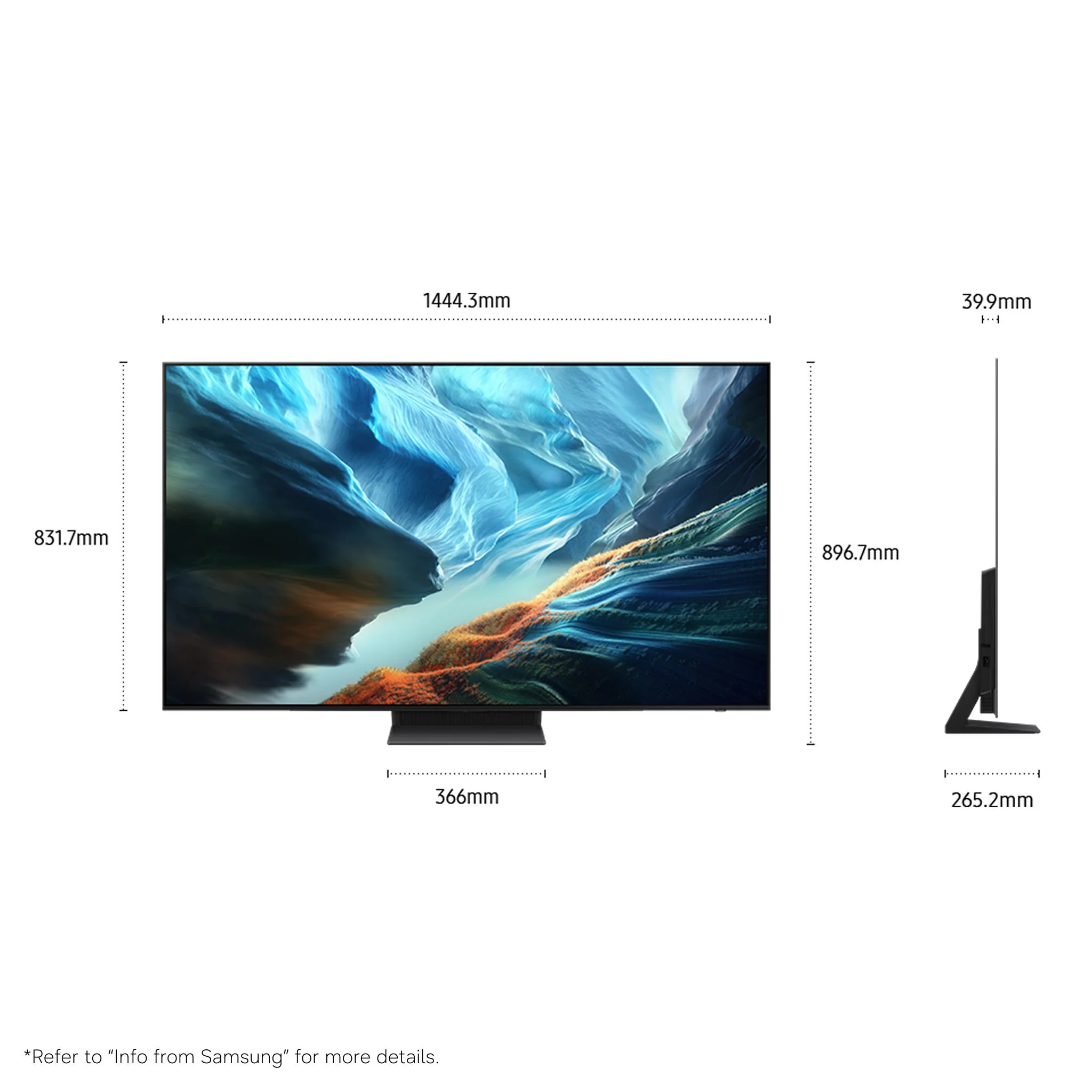 Samsung 65" S90H OLED 4K Smart AI TV [2026] - Image 2