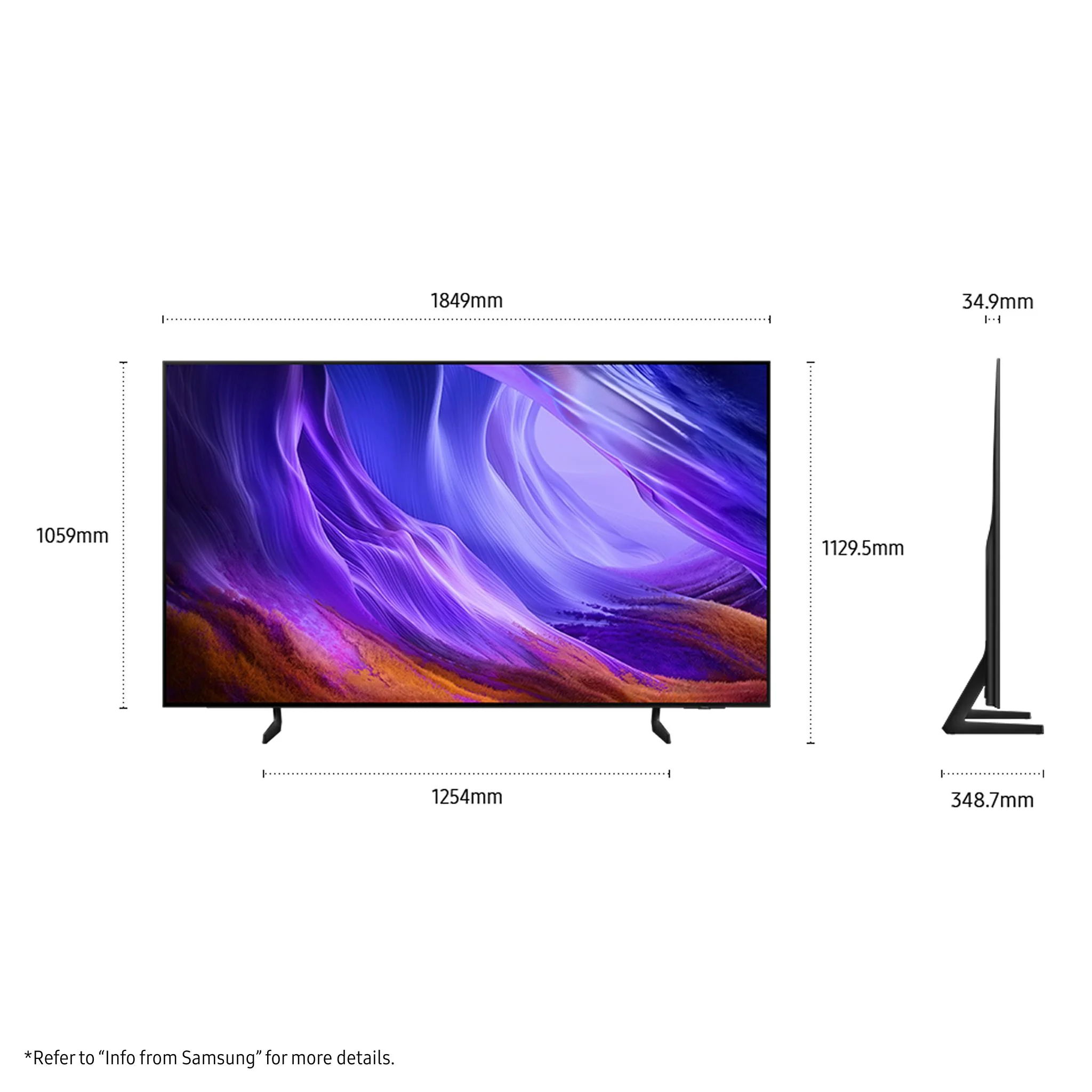 Samsung 83" S85H OLED 4K Smart AI TV [2026] - Image 2