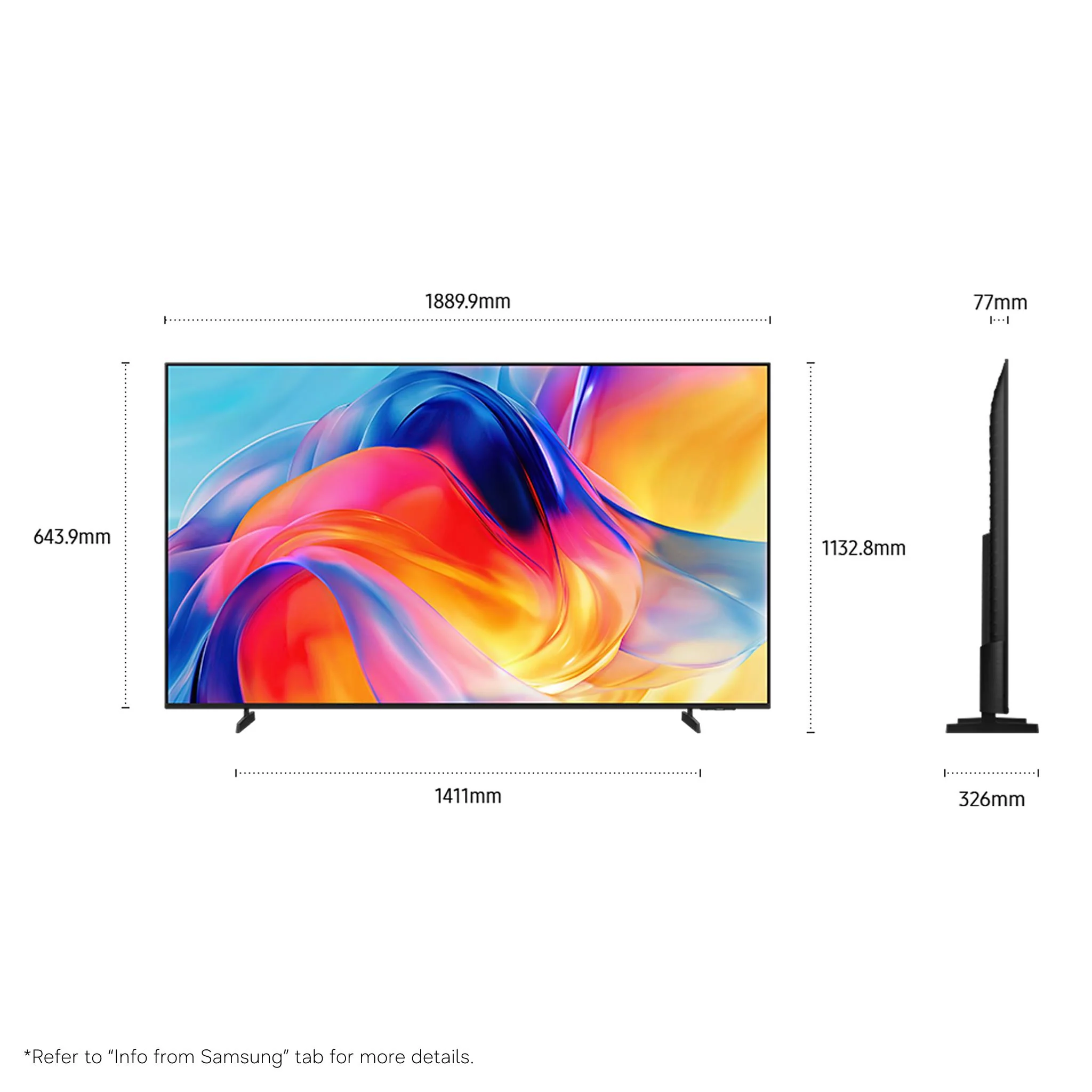 Samsung 85" M70H Mini LED 4K Smart AI TV [2026] - Image 2