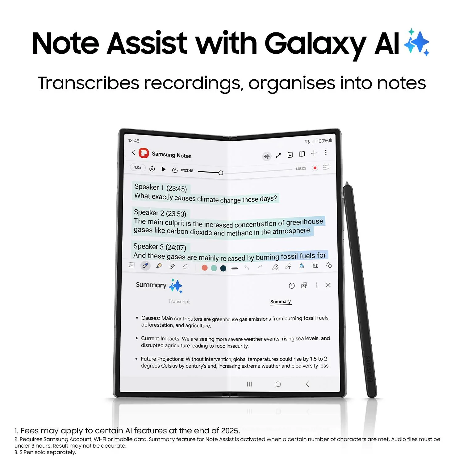 Samsung Galaxy Z Fold6 5G 256GB (Silver Shadow) - Image 3
