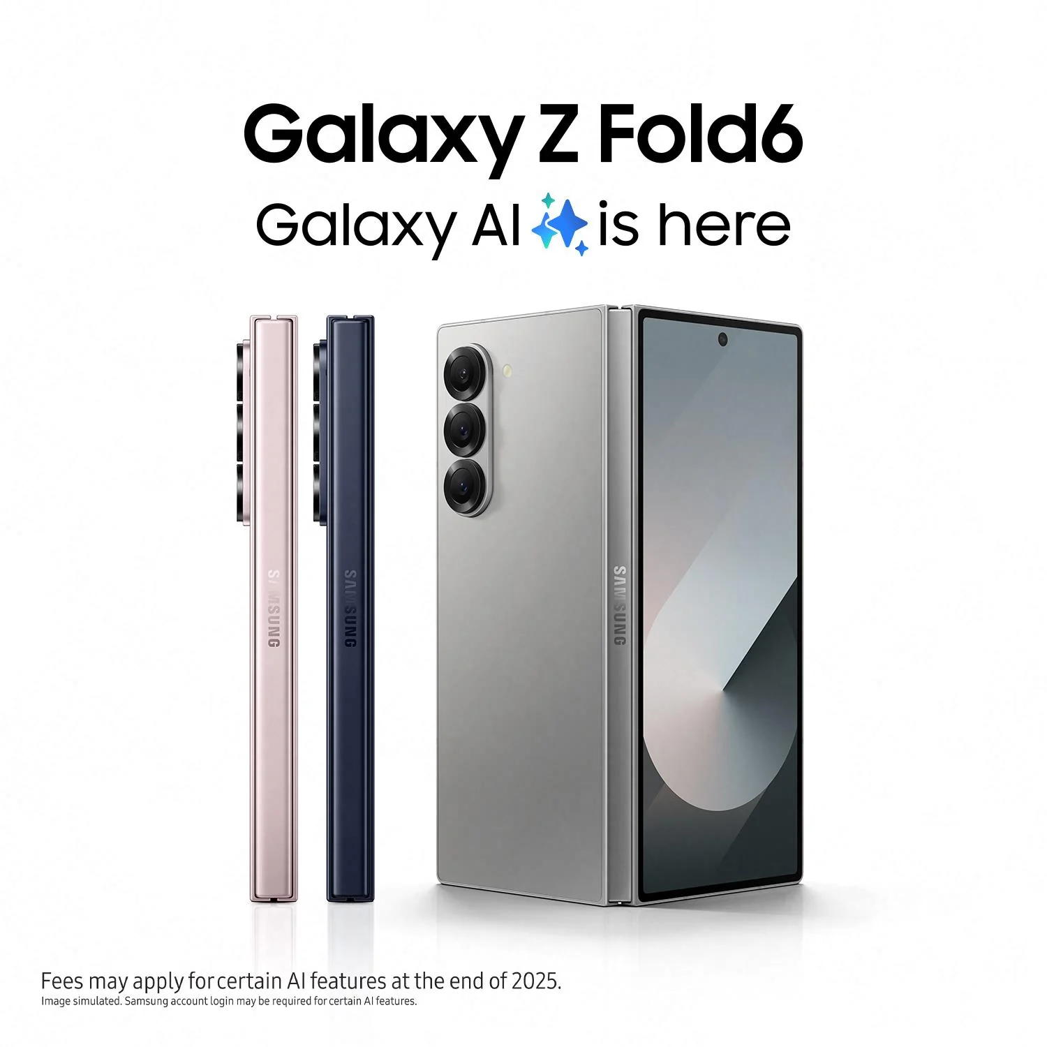 Samsung Galaxy Z Fold6 5G 512GB (Silver Shadow) - Image 2