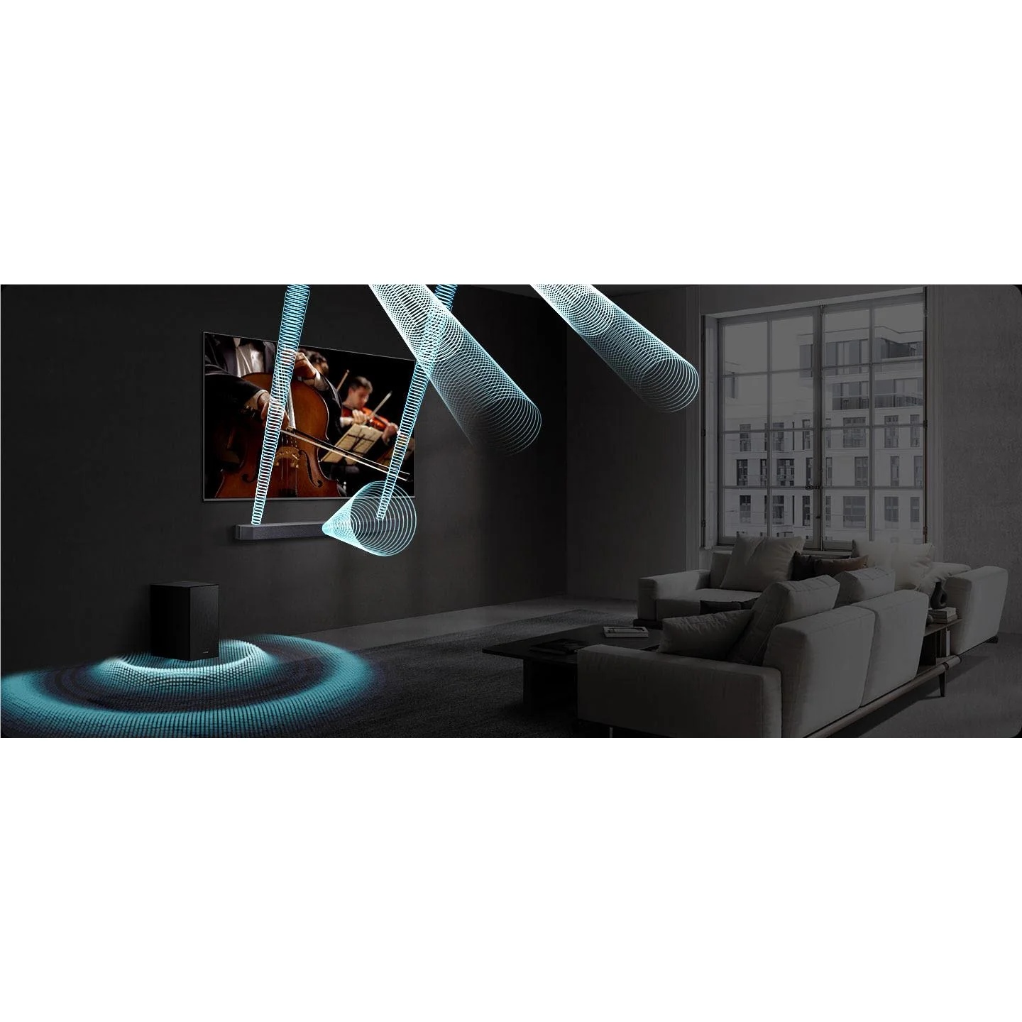 Samsung HW-Q600F Q-Series 3.1.2 ch Soundbar with Subwoofer [~Refurbished] - Image 12