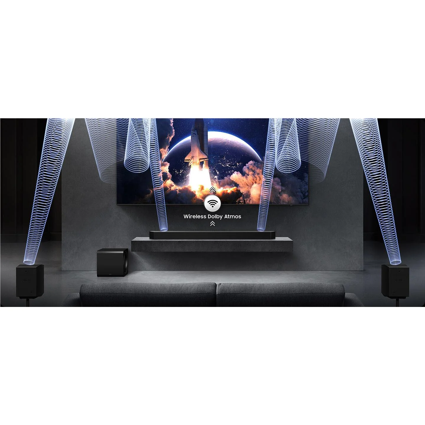 Samsung HW-Q990F Q-series 11.1.4 ch Soundbar with Subwoofer & Rear Speaker [~Refurbished] - Image 11