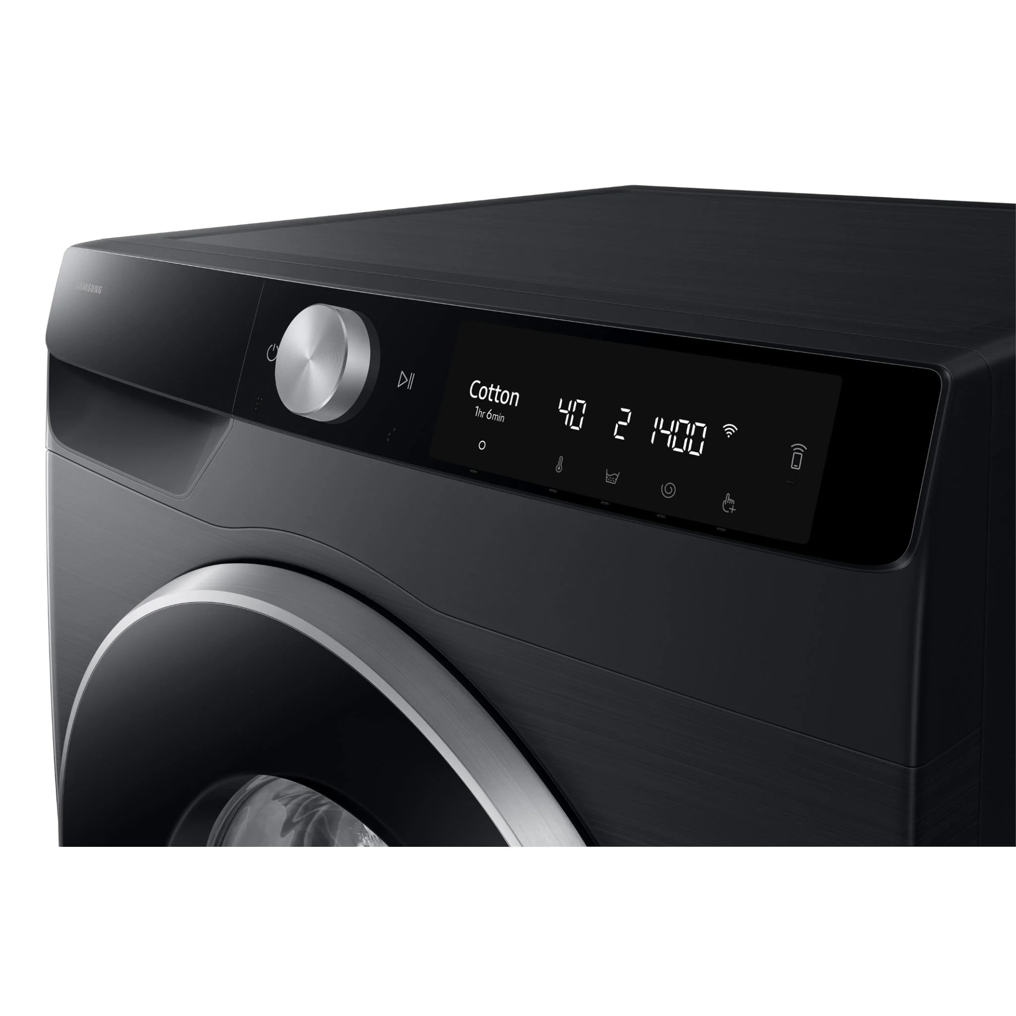 Samsung WW90DG6U3ALB 9kg Smart Super Speed Front Load Washer (Black) - Image 9