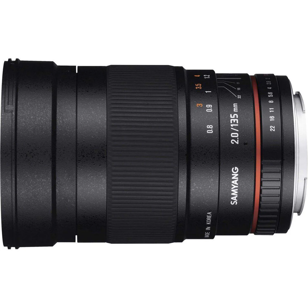 Samyang 135mm F2.0 ED UMC II Lens For Nikon AE Full Frame (Black) - Image 2
