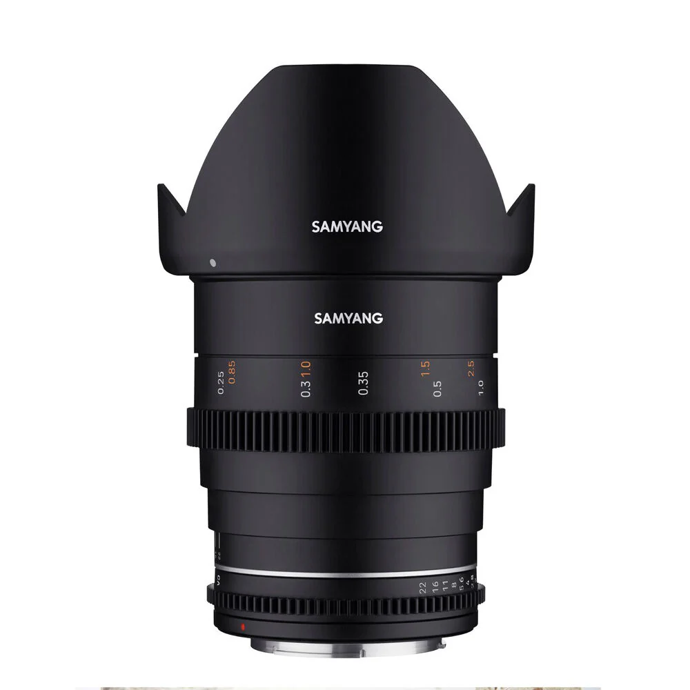 Samyang 24mm T1.5 MK2 VDSLR Lens For Canon EF Full Frame (Black) - Image 2