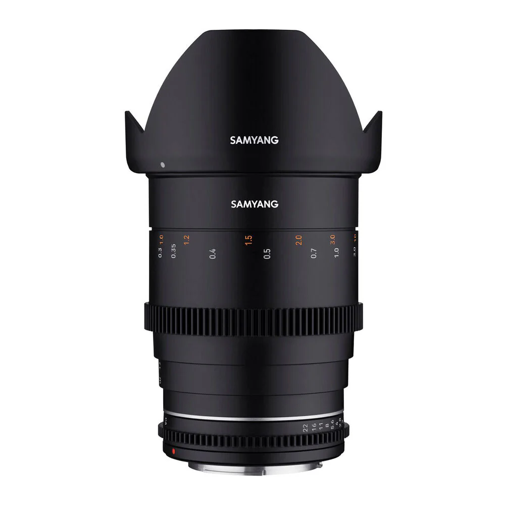 Samyang 35mm T1.5 MK2 VDSLR Lens For Canon EF Full Frame (Black) - Image 2