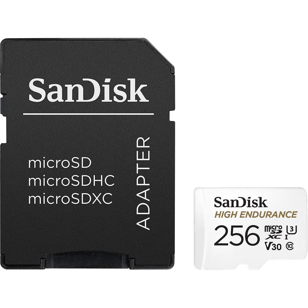 SanDisk High Endurance MicroSDXC 256GB Memory Card - Image 2