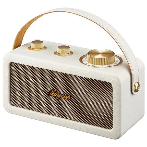 Sangean RA-101 BT Speaker w FM Radio - White - Image 2