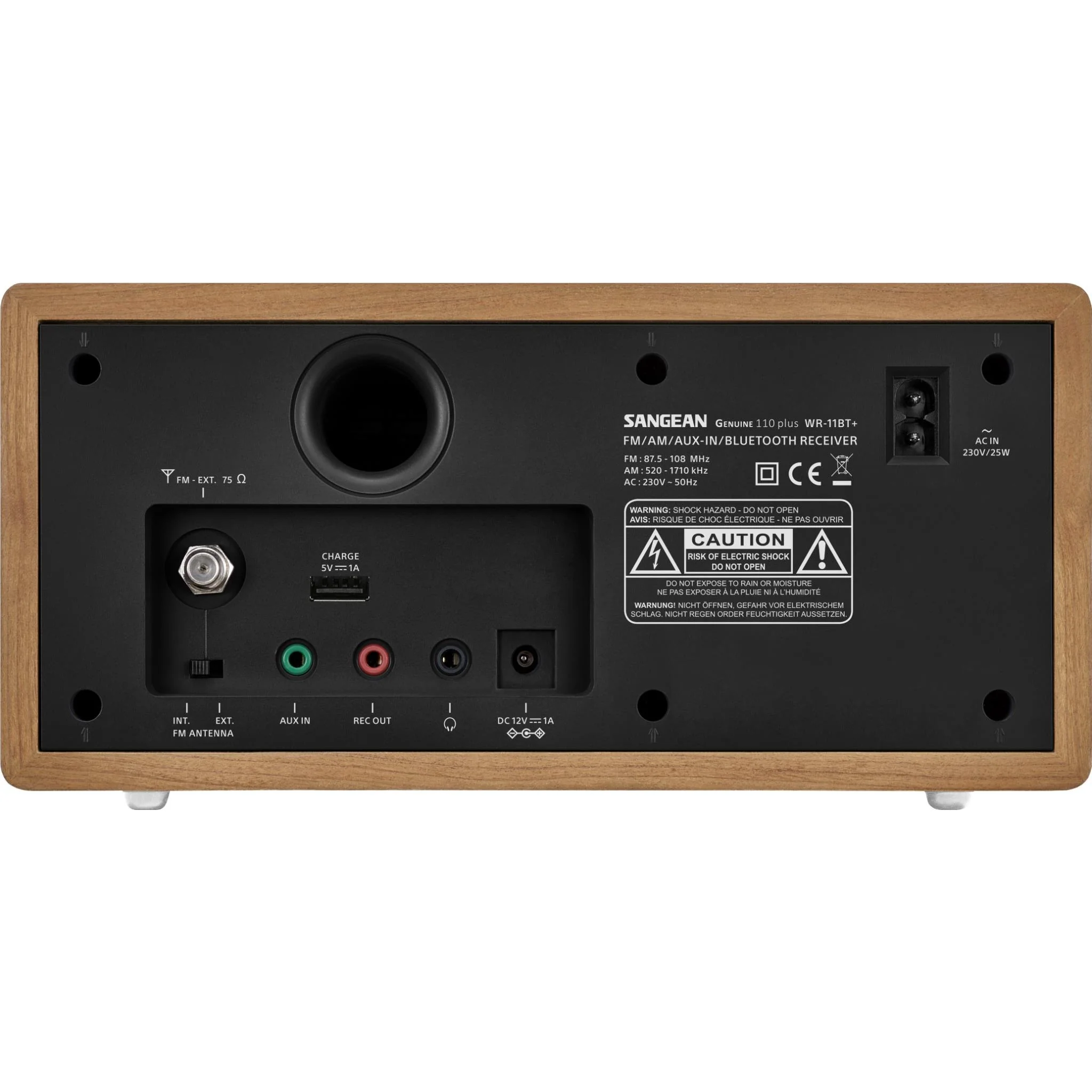 Sangean WR-11BT+  AM/FM Wooden Cabinet Radio with Bluetooth - Image 4