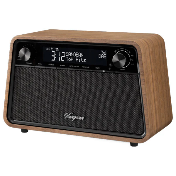 Sangean WR-201D DAB/FM Radio - Vintage Walnut - Image 2