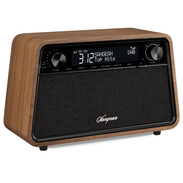 Sangean WR-201D DAB/FM Radio - Vintage Walnut - Image 4