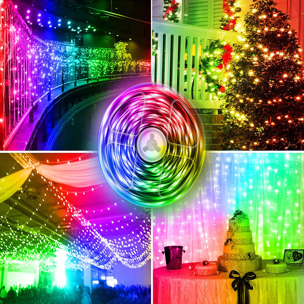 Sansai 15M RGB LED Fairy Strip Lights with Remote - Image 4