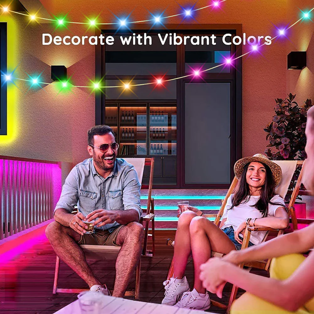 Sansai 15M RGB LED Fairy Strip Lights with Remote - Image 5