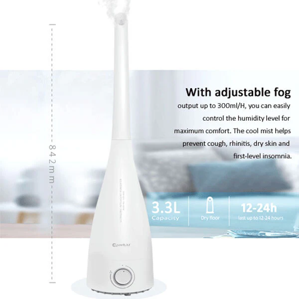 Sansai 3.3L Ultrasonic Humidifier (White) - Image 2