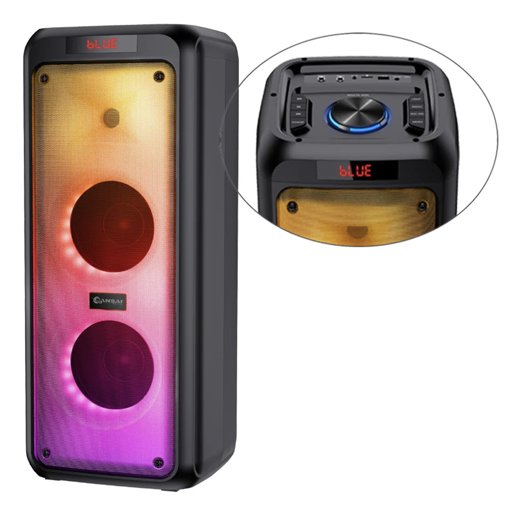 Sansai 400W LED Portable Bluetooth Rechargeable Party Speaker with Remote - Image 6