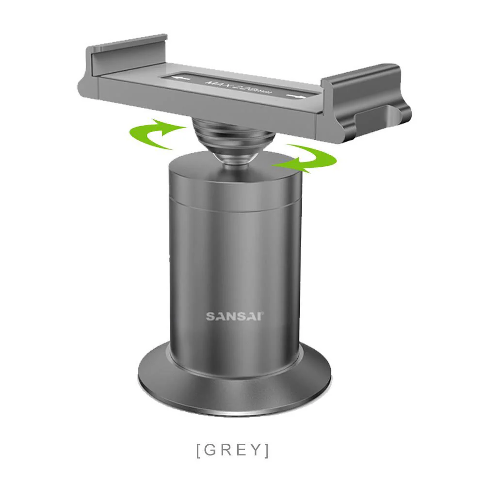 Sansai Aluminium Alloy Tablet & Phone Stand For 12.5-21.8cm (Grey) - Image 2