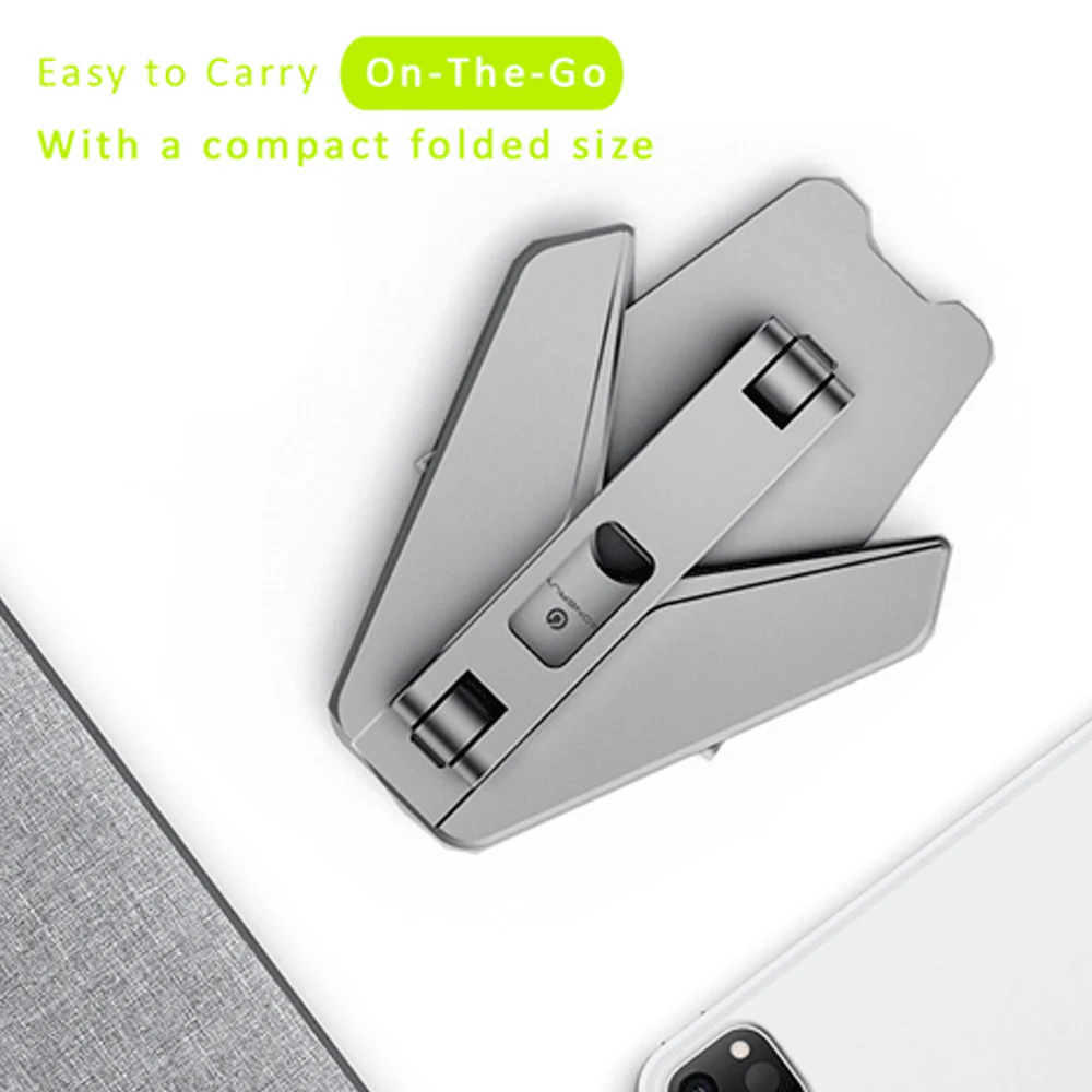 Sansai Aluminium Alloy Tablet & Phone Stand for Up to 1.5kg (Grey) - Image 4