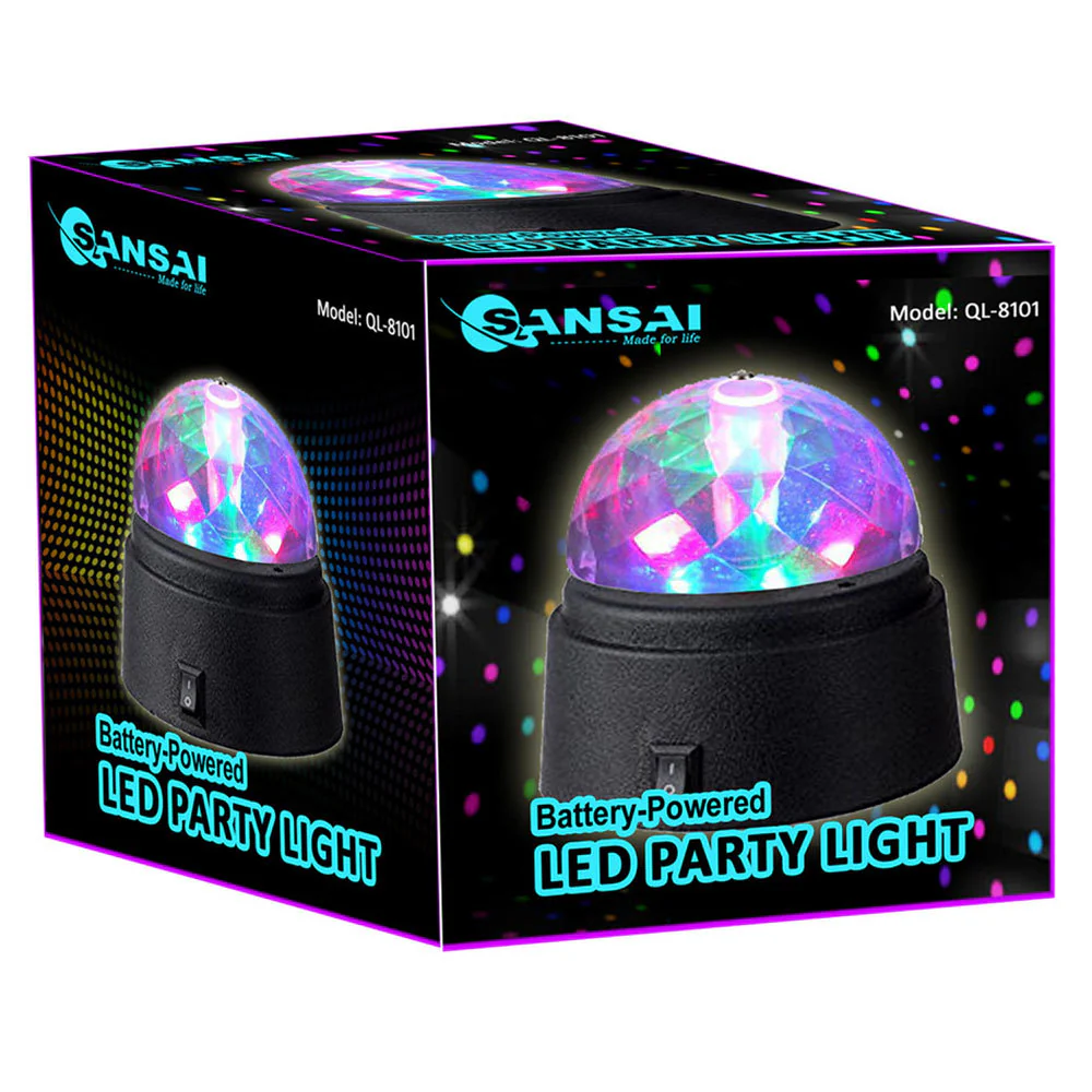 Sansai Battery Powered Mini LED Party Disco Light - Image 2
