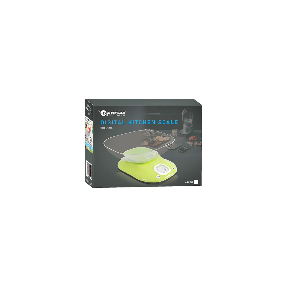Sansai Digital Kitchen Scale with Bowl 21x23cm (Assorted) - Image 3