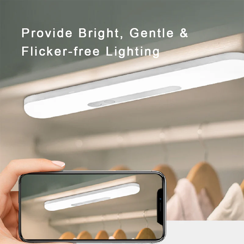 Sansai LED 30cm Magnetic Sensor Light 3000mAh Rechargable Cool (White) - Image 2