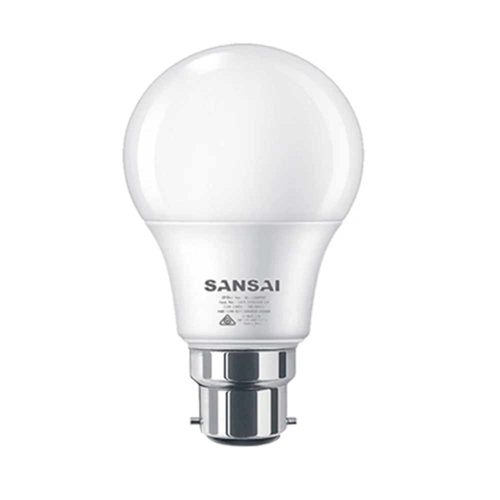 Sansai LED Light Bulb A60 7W B22 (Cool White)
