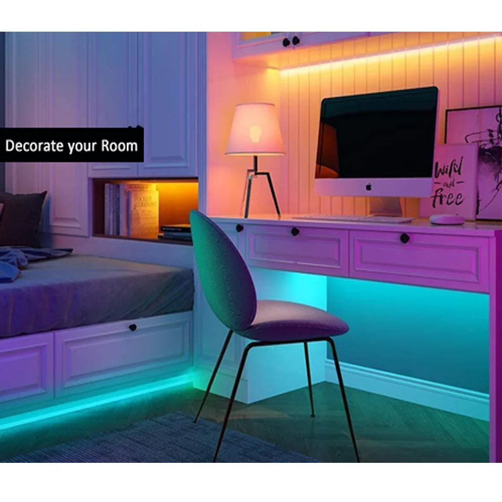 Sansai RGB Motion Sensor Rechargeable Strip Light 1M - Image 4
