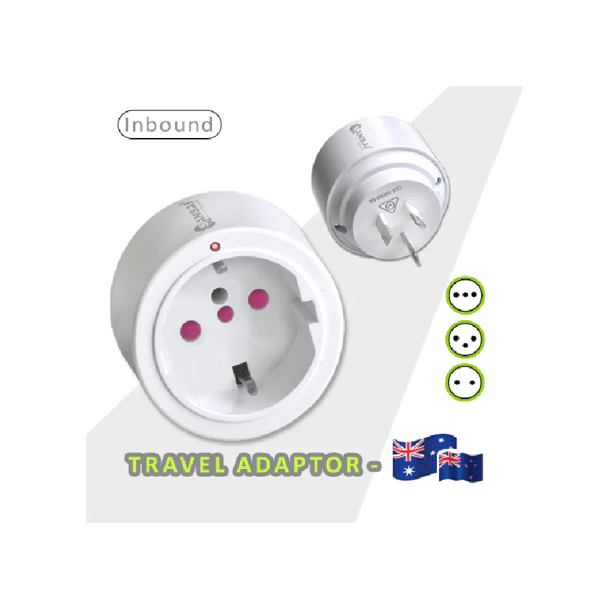 Sansai STV-019 Travel Adaptor Europe to AU/NZ - Image 2