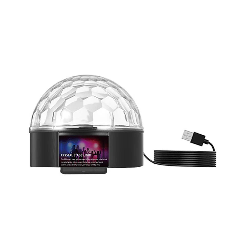 Sansai USB Powered Portable LED Crystal Party Stage Light - Image 2