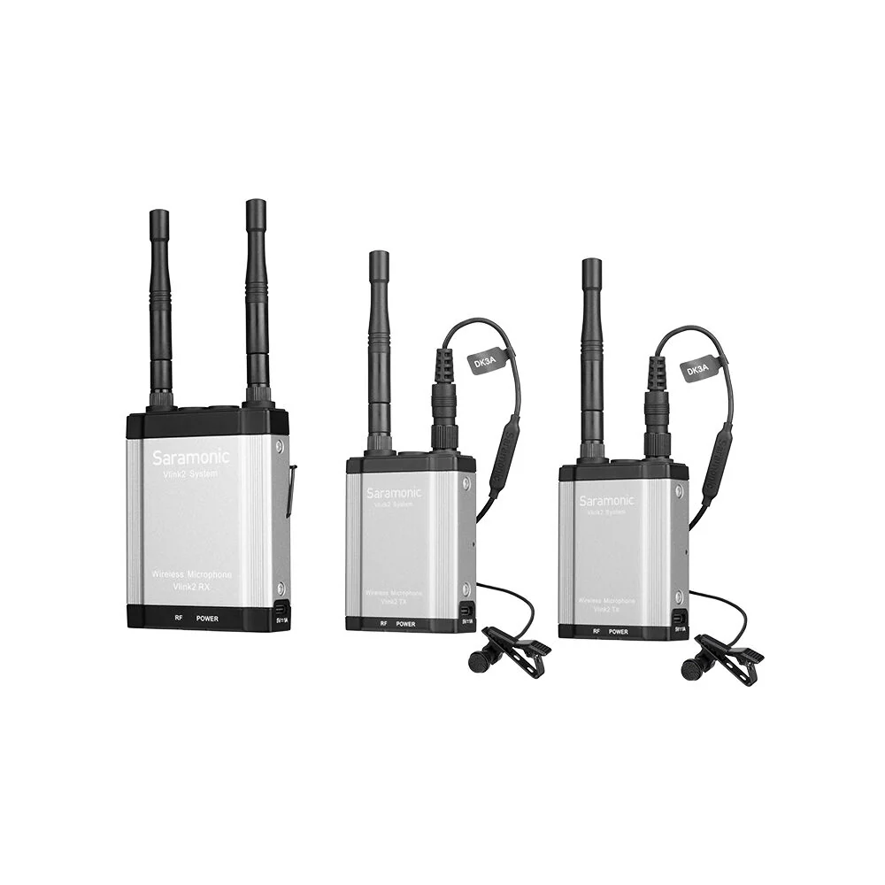 Saramonic 2.4GHz Wireless Microphone/2-Way Communication System Kit [3-Pieces] - Image 3