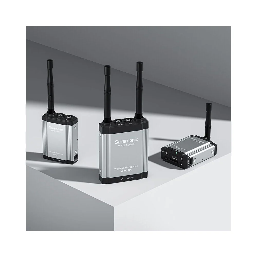 Saramonic 2.4GHz Wireless Microphone/2-Way Communication System Kit [3-Pieces] - Image 4