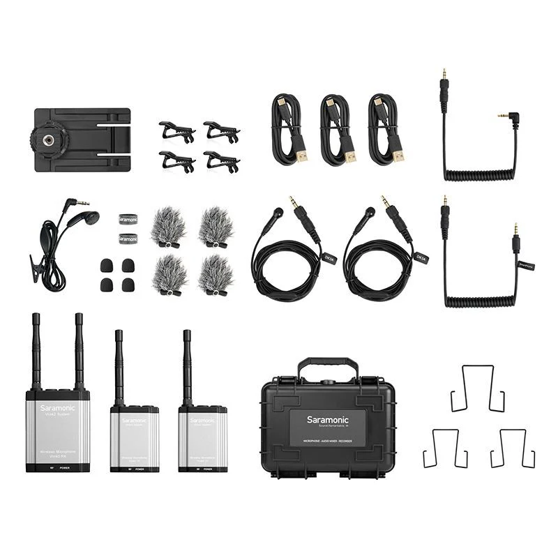 Saramonic 2.4GHz Wireless Microphone/2-Way Communication System Kit [3-Pieces] - Image 8
