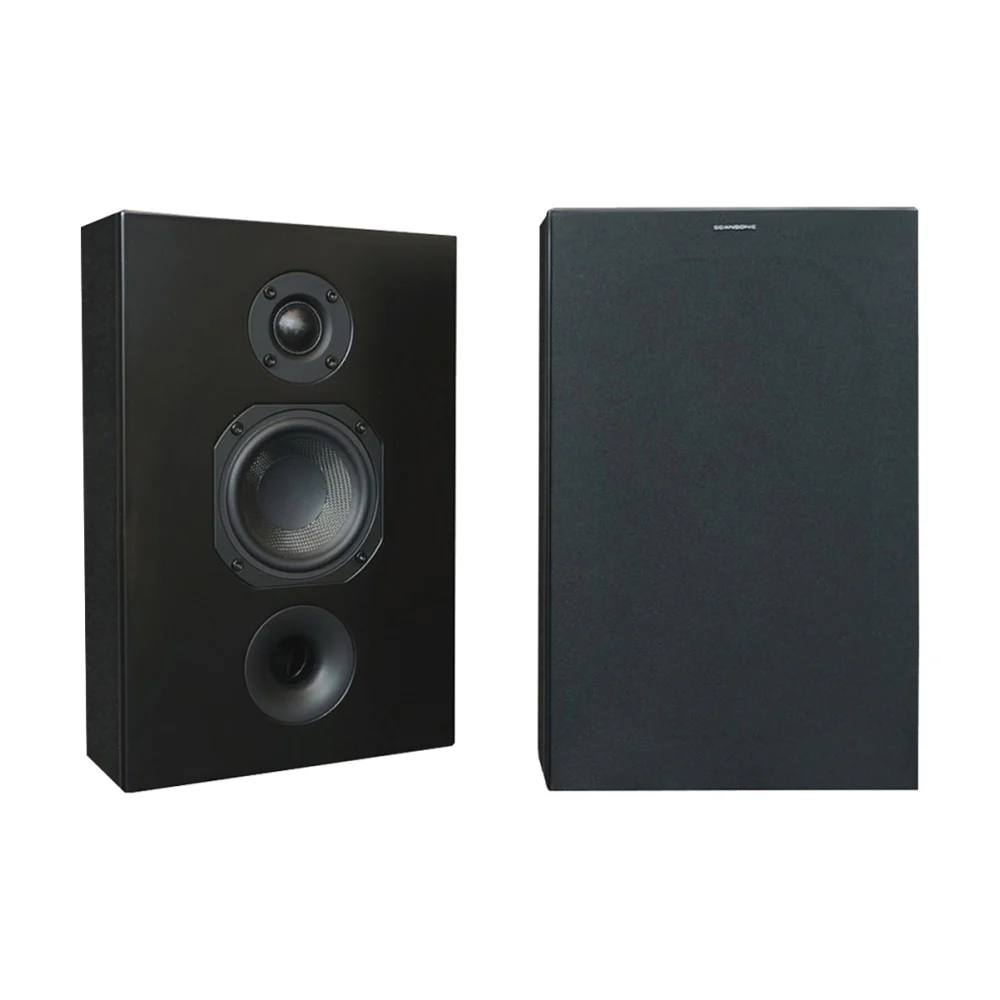 Scansonic HD 2-Pieces L Series On-Wall Home Speakers 120W (Black) - Image 2