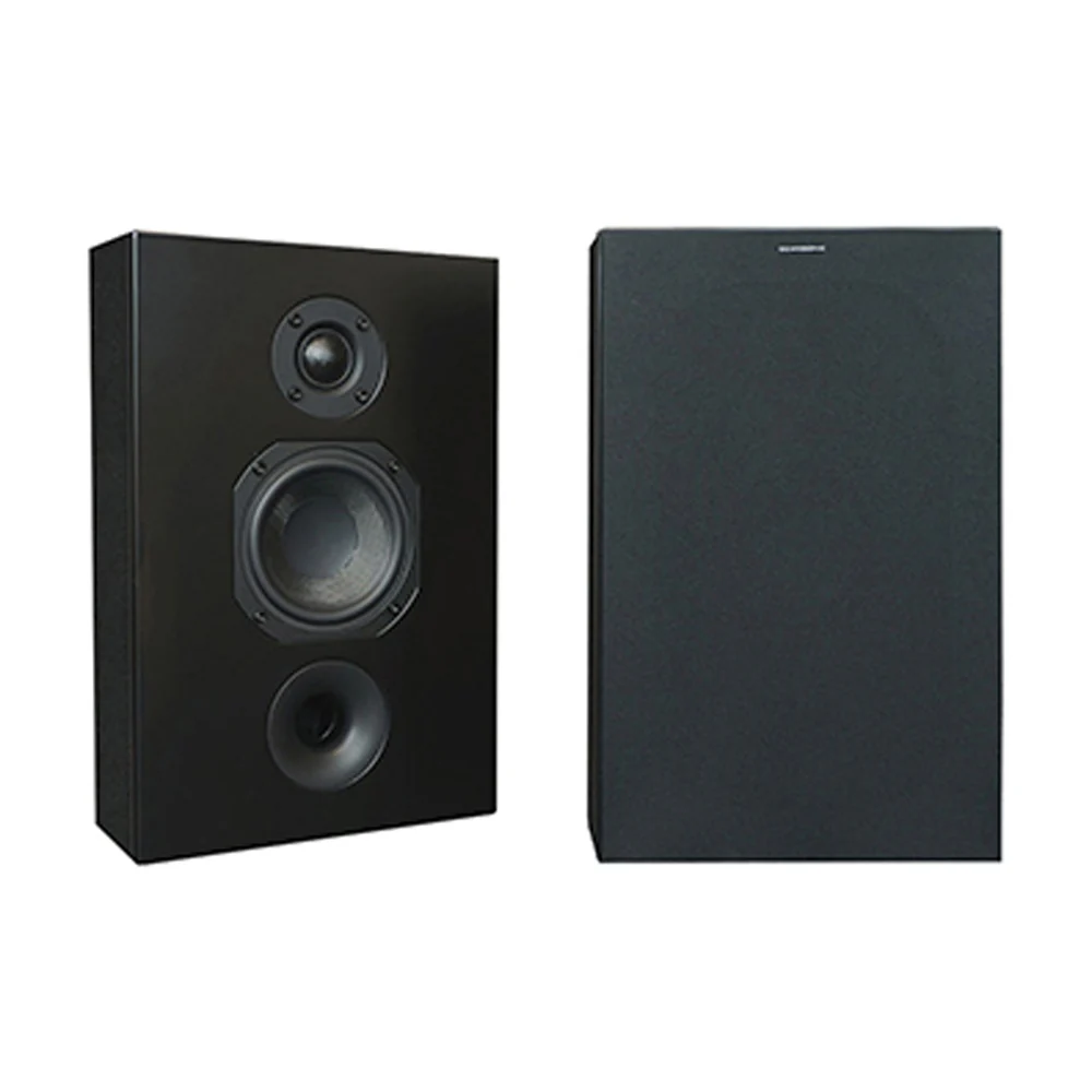 Scansonic HD 2-Pieces L Series On-Wall Home Speakers 120W (Black) - Image 4