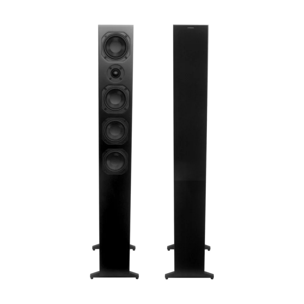 Scansonic HD 2-Pieces L12 Series Floorstanding Home Speakers 180W (Black) - Image 5
