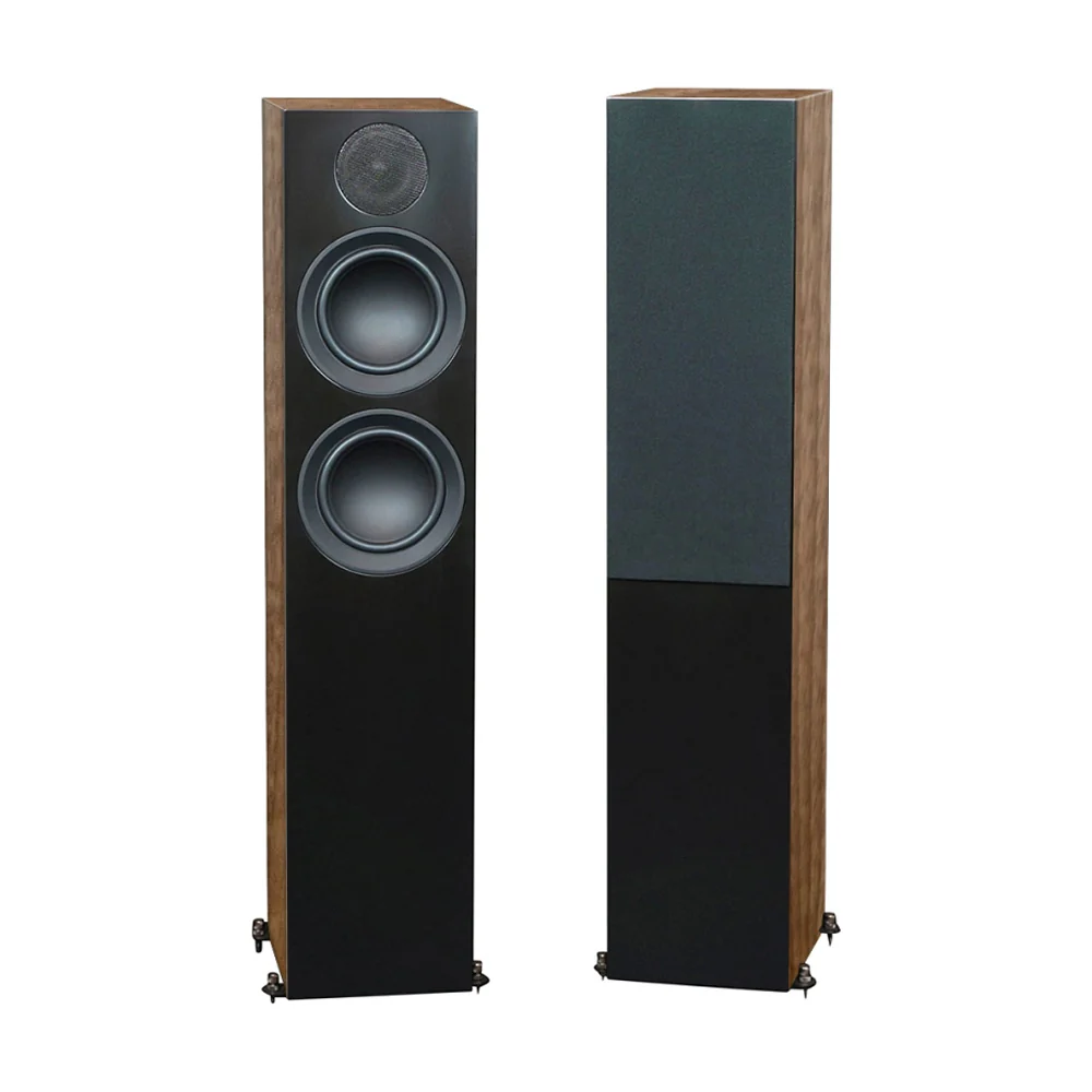 Scansonic HD 2-Pieces L14 Series Floorstanding Home Speakers 200W (Walnut) - Image 2