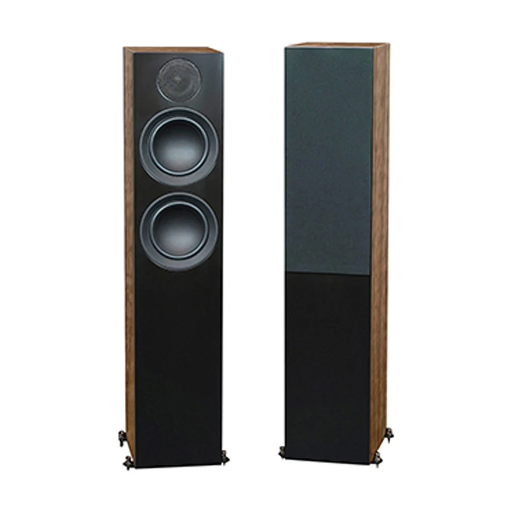Scansonic HD 2-Pieces L14 Series Floorstanding Home Speakers 200W (Walnut) - Image 3
