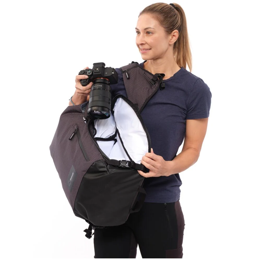 Shimoda Side Country 28 Womens Starter Kit Camera Backpack Access Black/White - Image 5