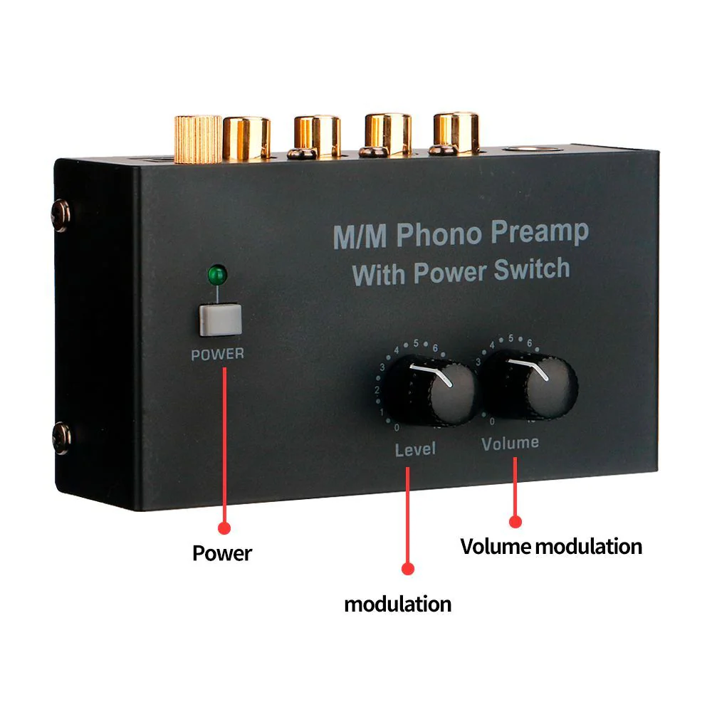 Silcron Compact Professional Phono & Microphone Preamp - Image 6
