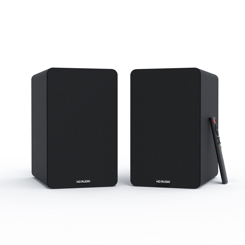 Silcron SLR05 Wireless Active Bookshelf Speakers Set with HDMI ARC - Black - Image 2