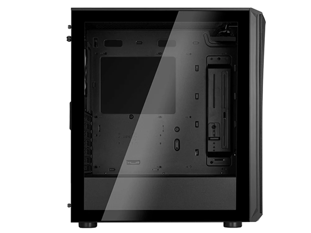SilverStone FARA 512Z V2 Tempered Glass ATX Mid-Tower Case - Black - Image 4