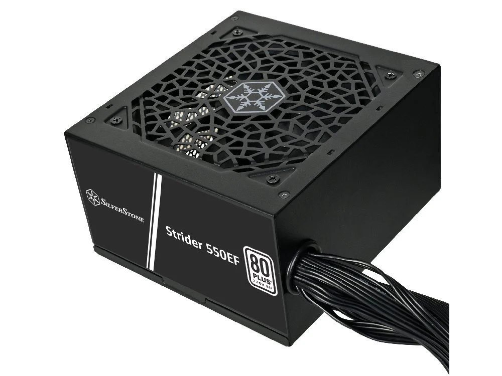 SilverStone Strider 550W 80+ Certified Power Supply Black Cable - Image 9