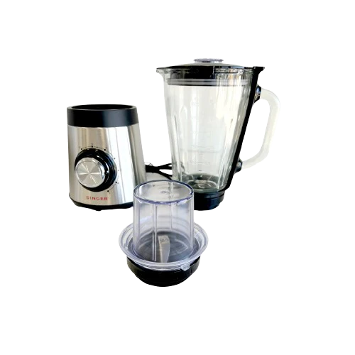 SINGER 1.5 Litre 5-Speed Glass Jar Blender with Pulse Function and Coffee Grinder - Image 5